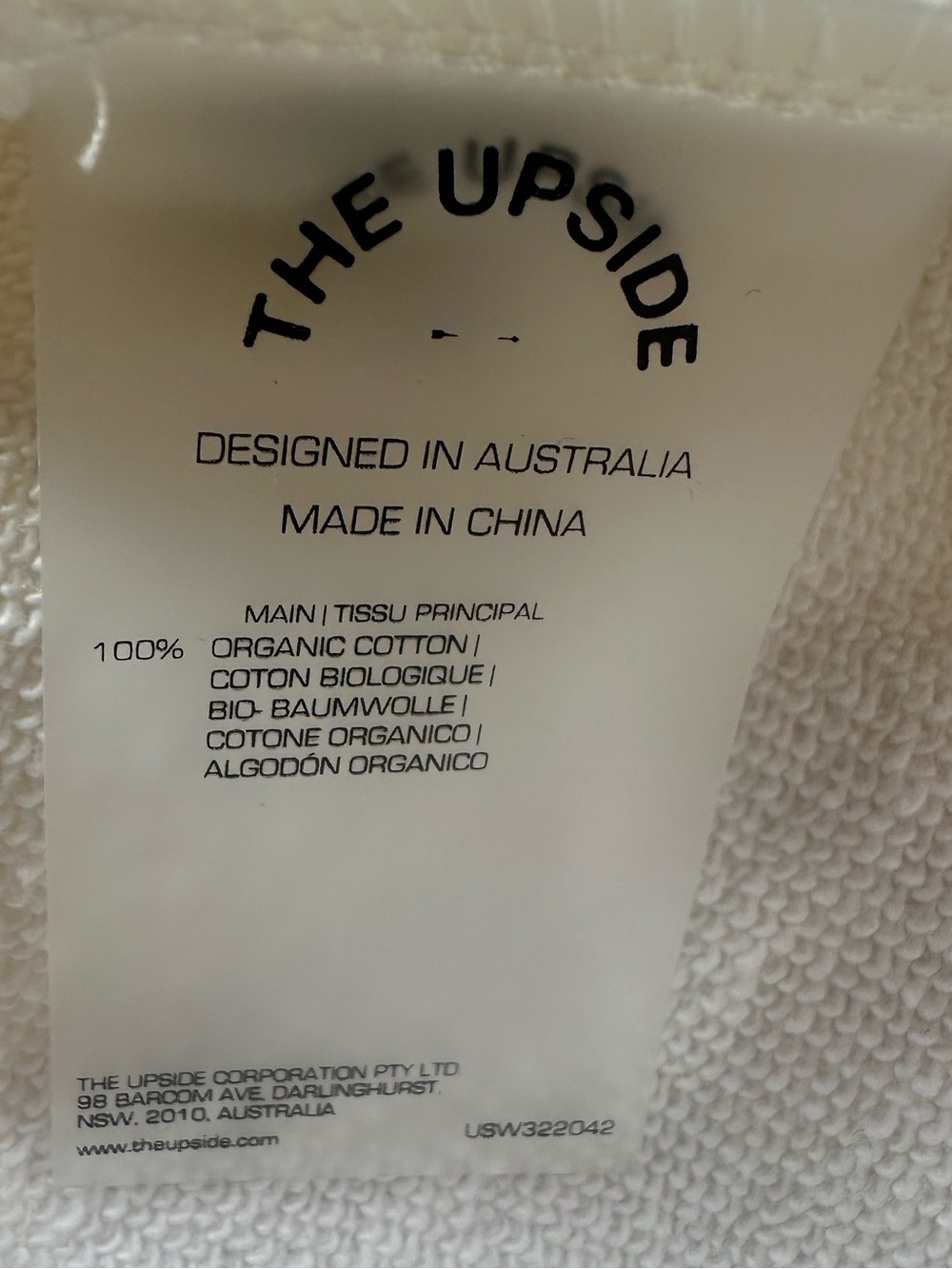The Upside Magique Montana Cream Logo Sweatshirt US Size 6 Excellent Condition! - Picture 9 of 9
